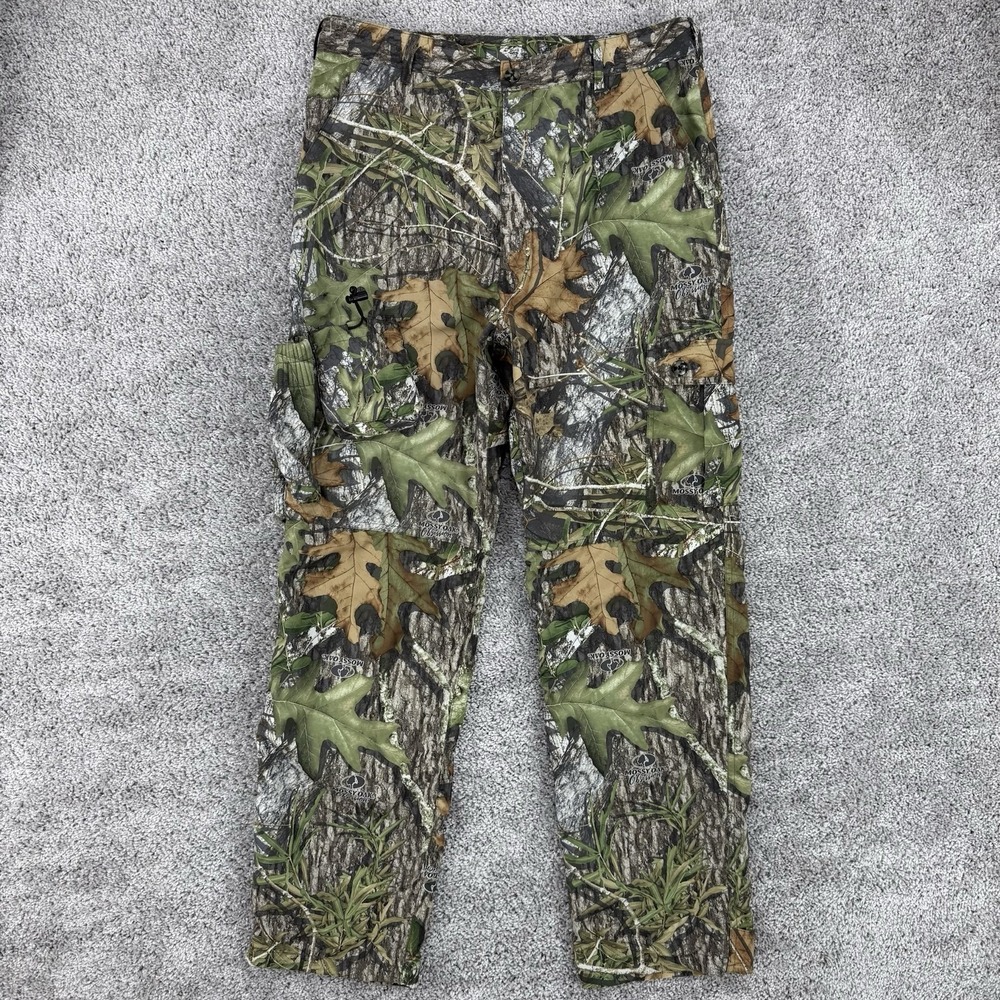 Ol' Tom Turkey Pants Men's M / 34x30 Mossy Oak Obsession Camo Cargo Hunting